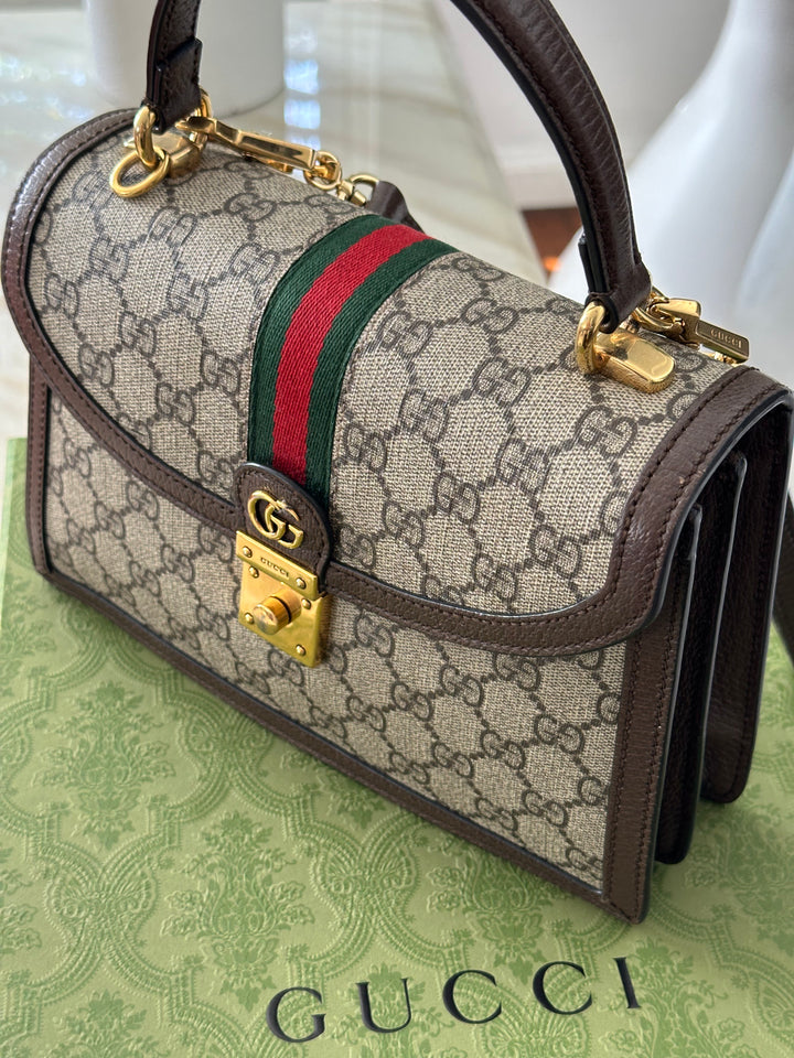 Gucci Ophidia small top handle bag RRP$4650