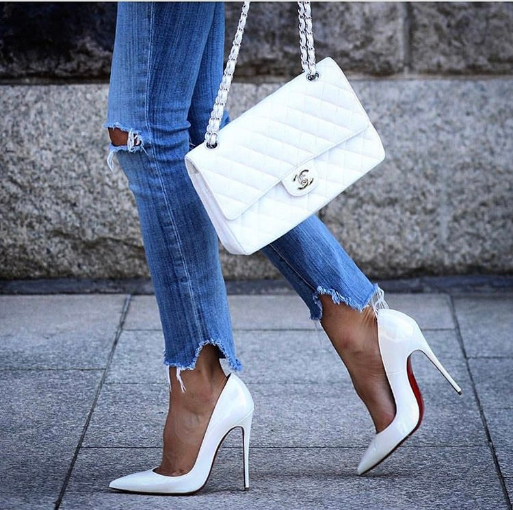 Christian Louboutin White So Kate Pump RRP $1,350