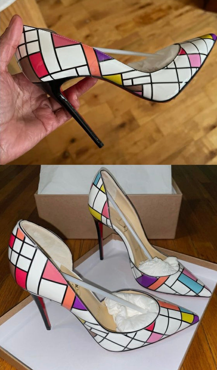 Christian Louboutin Checkers Pumps RRP $ 1100