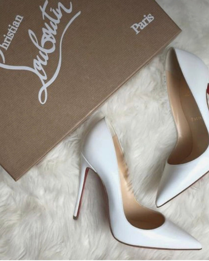 Christian Louboutin White So Kate Pump RRP $1,350
