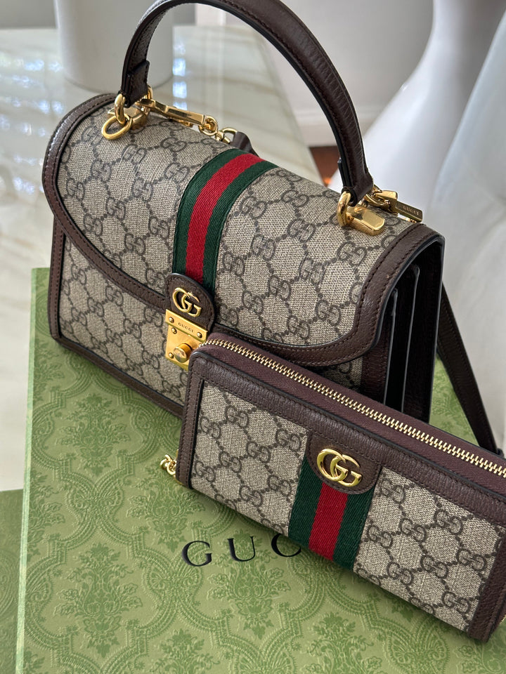 Gucci Ophidia small top handle bag RRP$4650