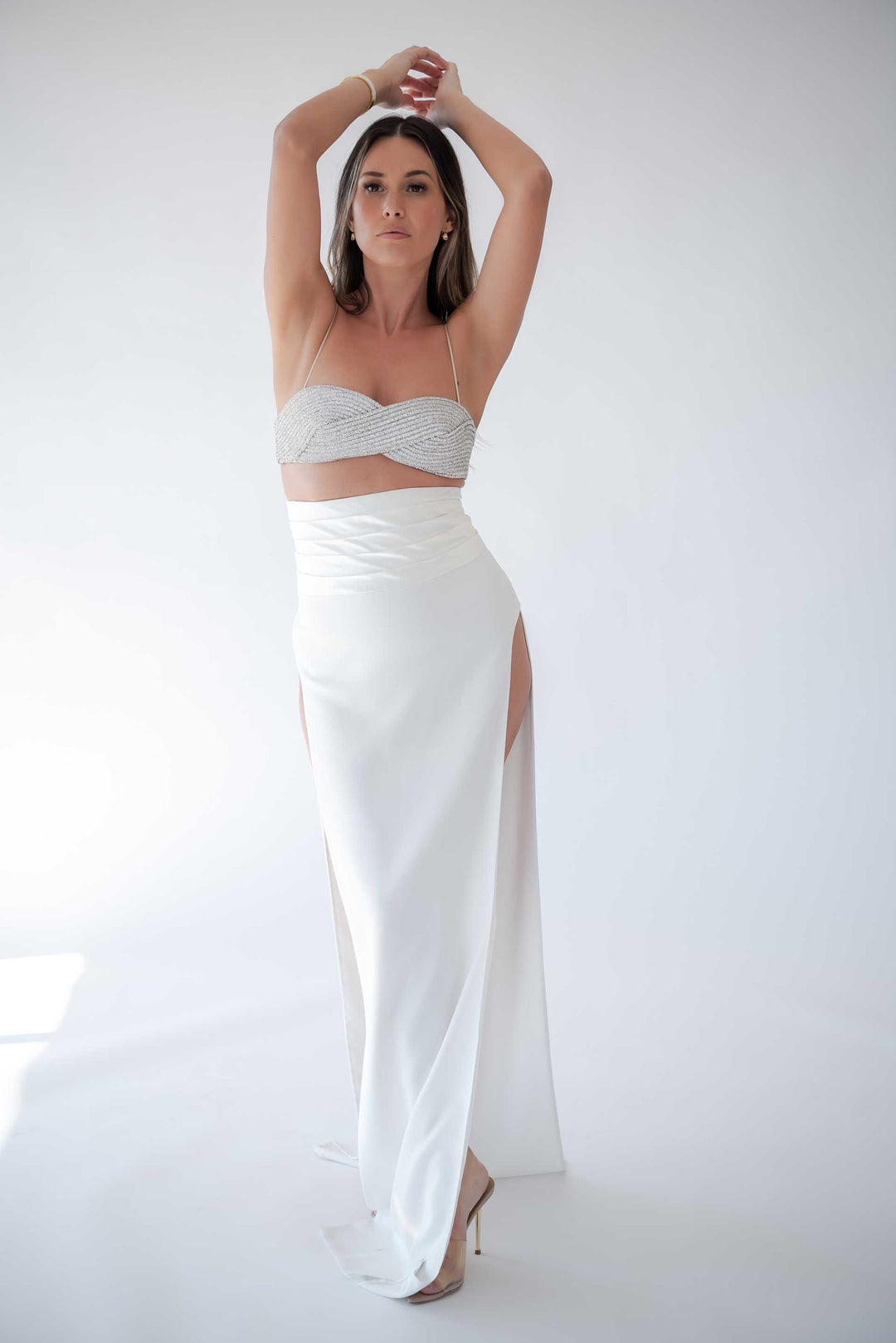 Monot & Nue Crystal Tuxedo Maxi Set RRP $2,780