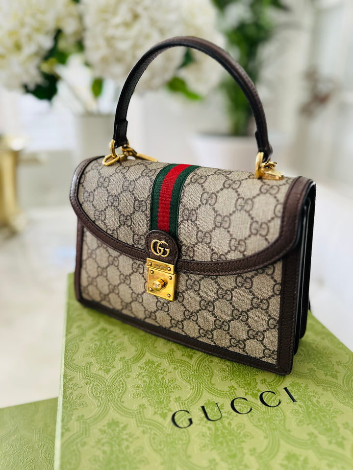 Gucci Ophidia small top handle bag RRP$4650