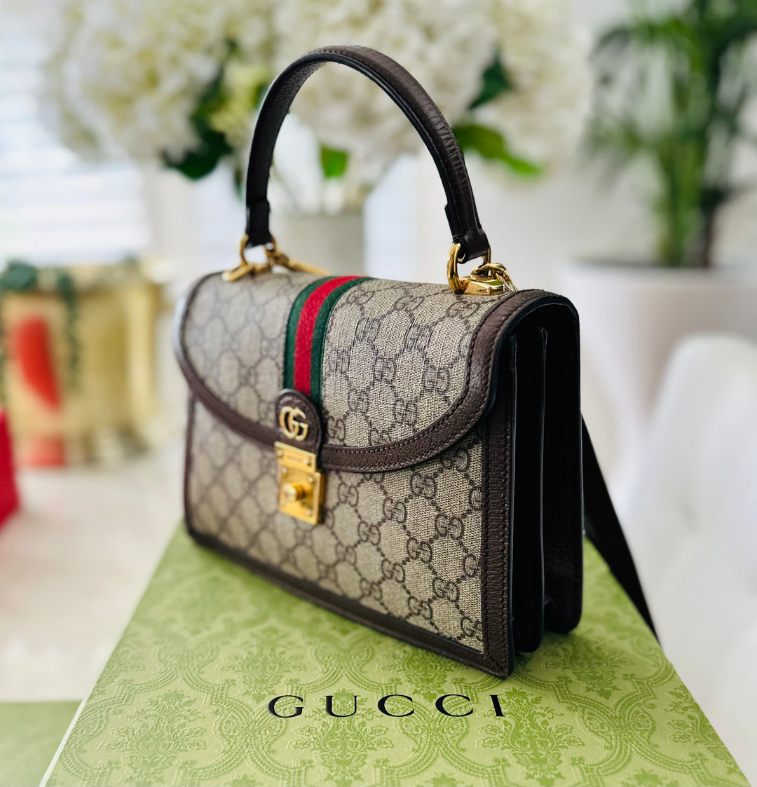 Gucci Ophidia small top handle bag RRP$4650