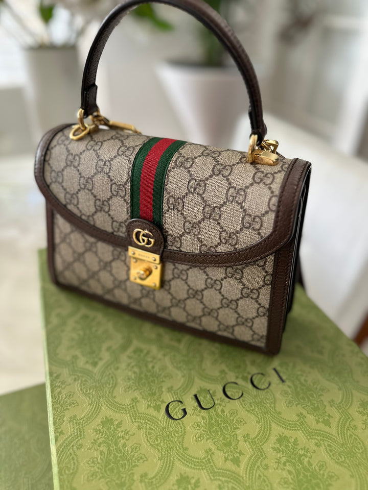 Gucci Ophidia small top handle bag RRP$4650