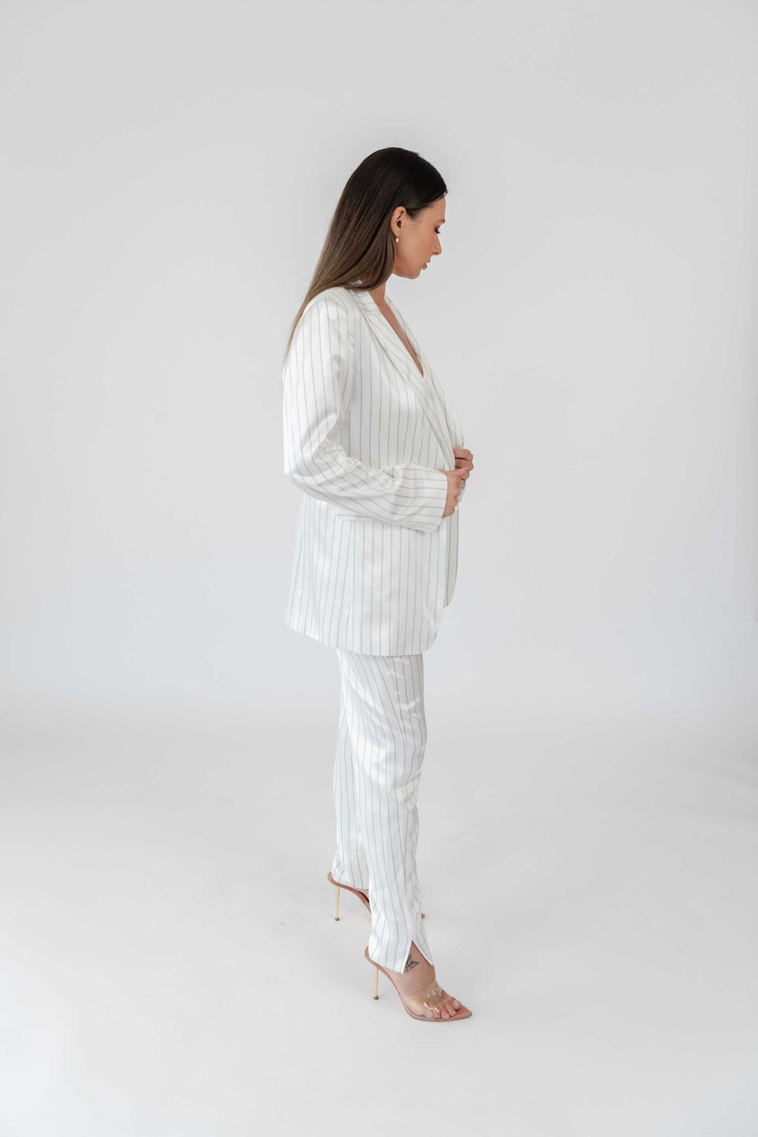 White Story Silk Stripe Set - RRP $2,370
